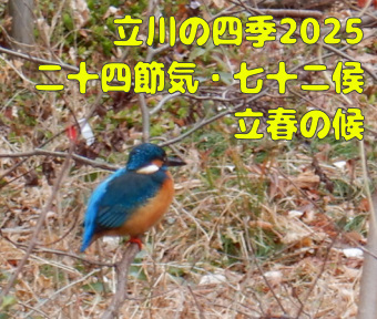立川の四季2025・二十四節気★七十二侯
